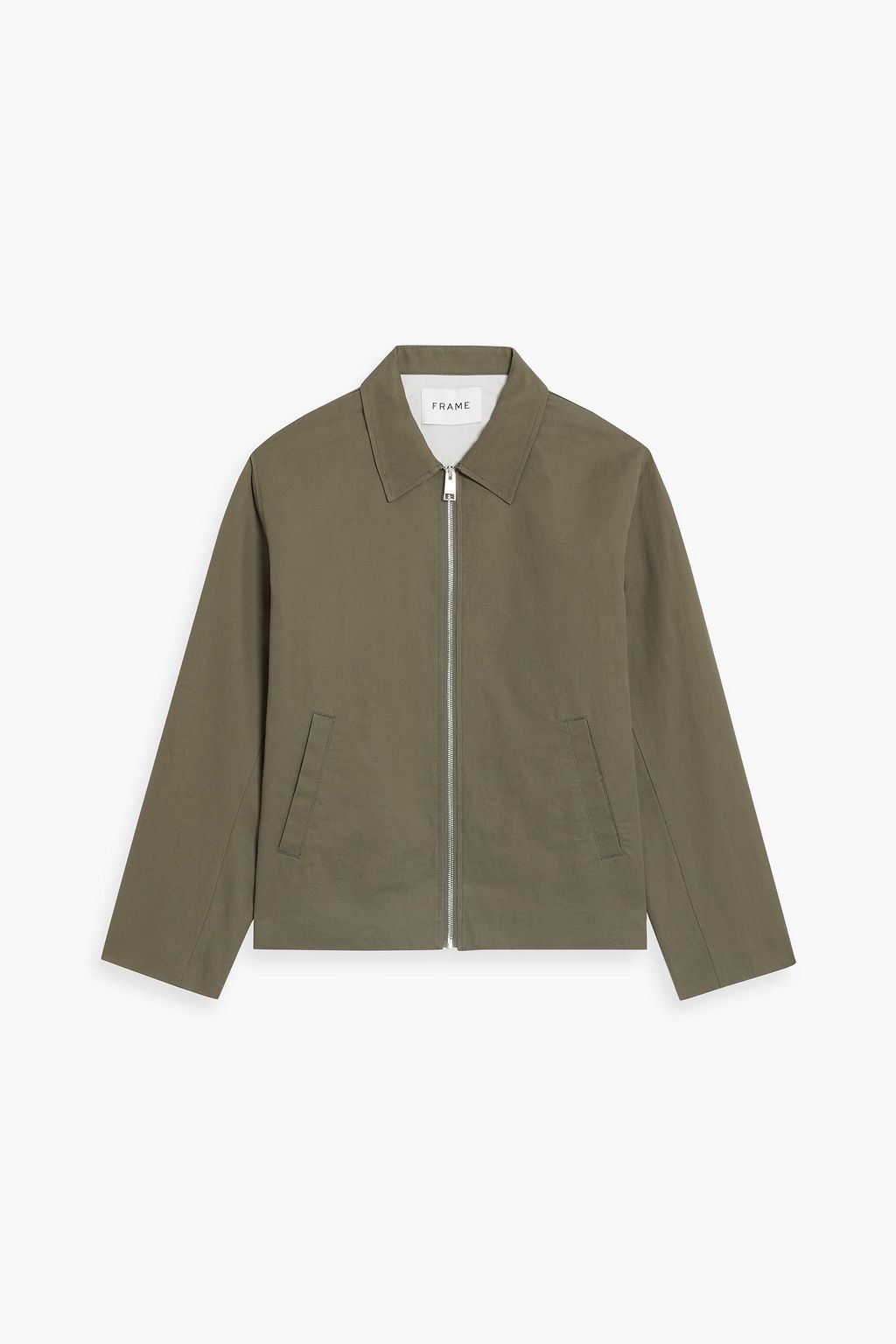 Cotton-Blend Twill Blouson Jacket