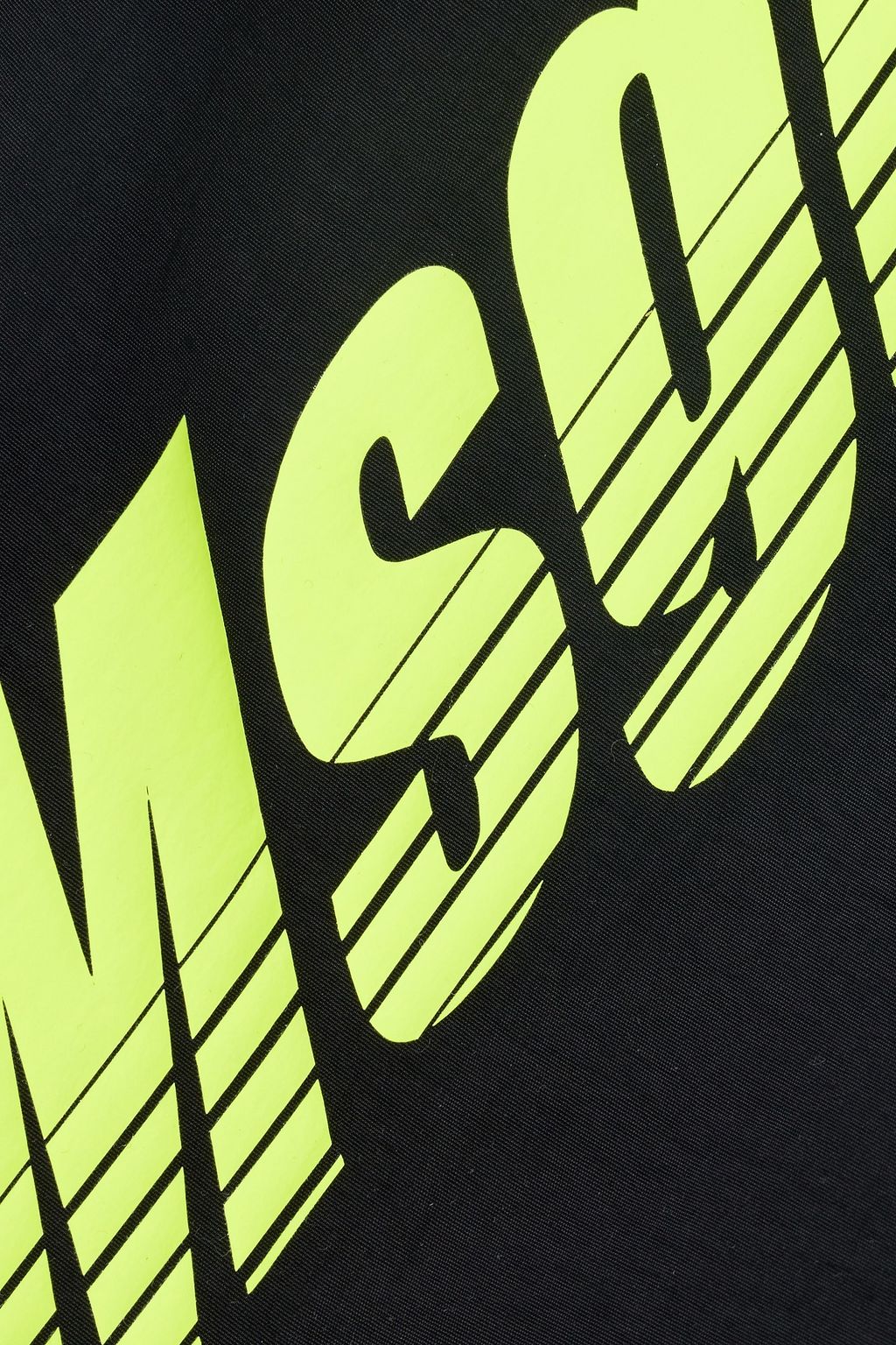 MSGM ショートレングス スイムショートパンツ プリント入り
