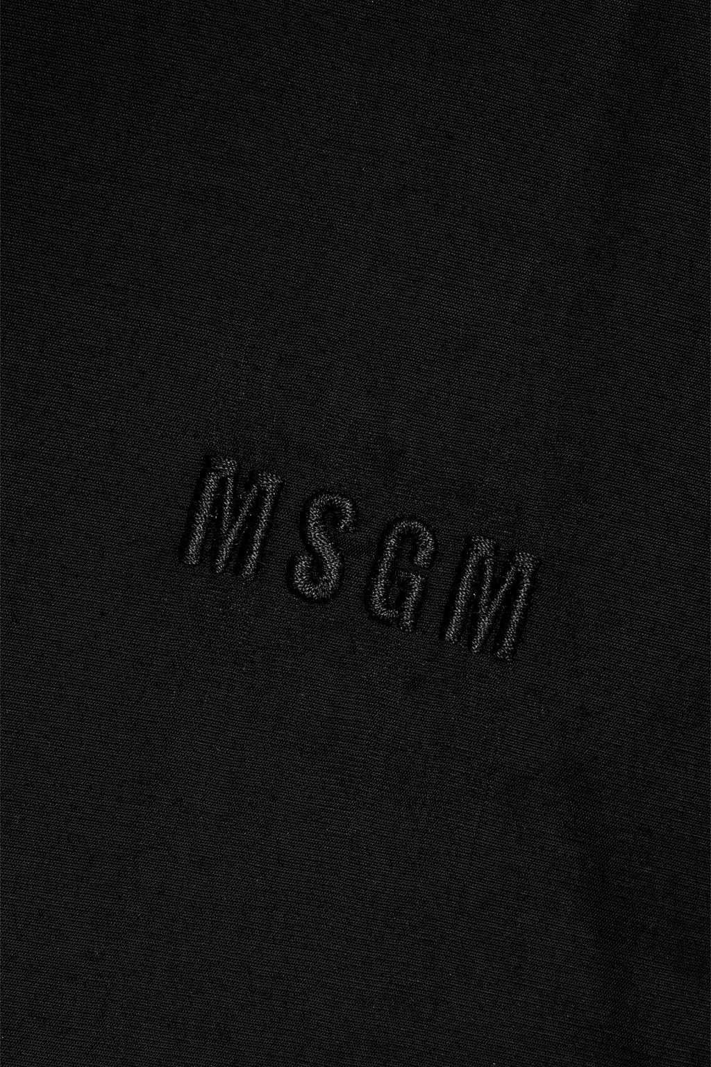 MSGM 織地 シャツ