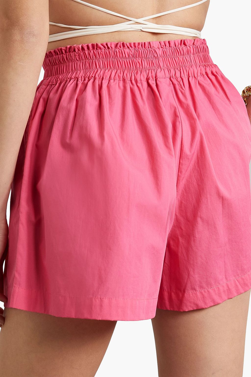 FAITHFULL Elva cotton-poplin shorts