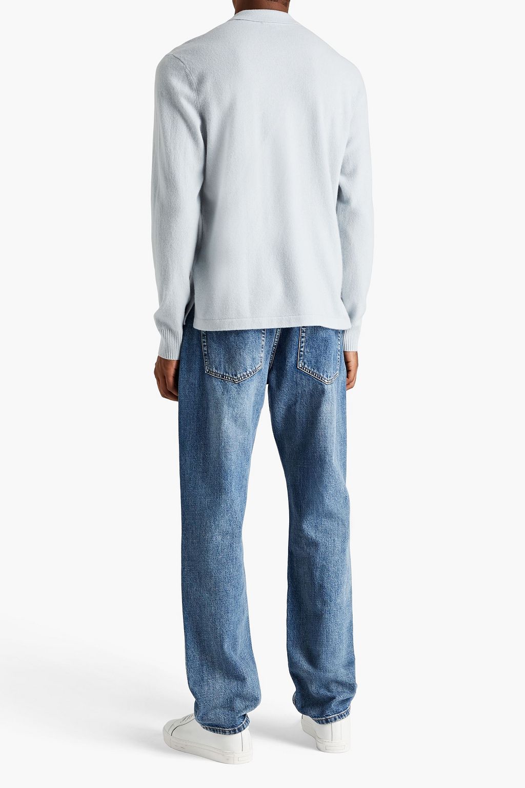 JAMES PERSE Cashmere polo sweater
