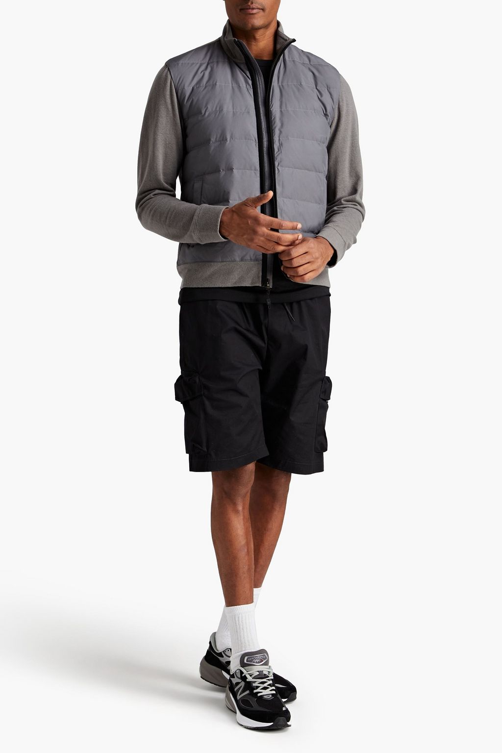 Y/OSEMITE Jacke aus gestepptem Shell mit Jersey-Einsätzen