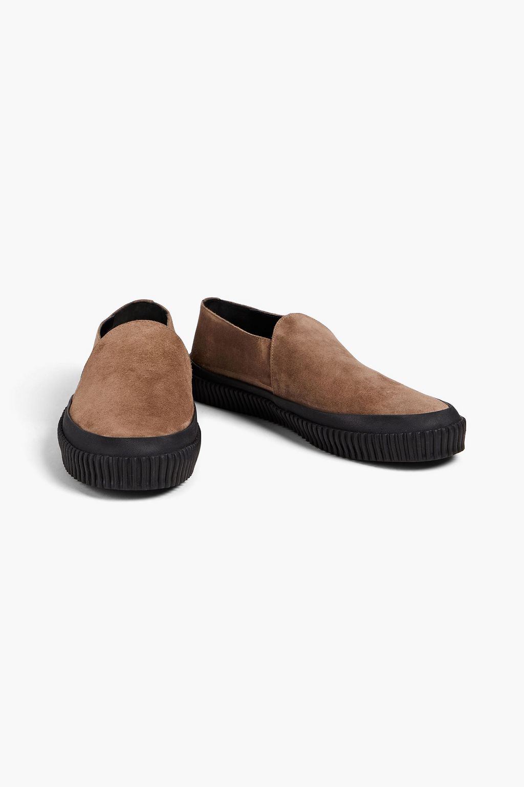 JAMES PERSE Vulcanized suede loafers