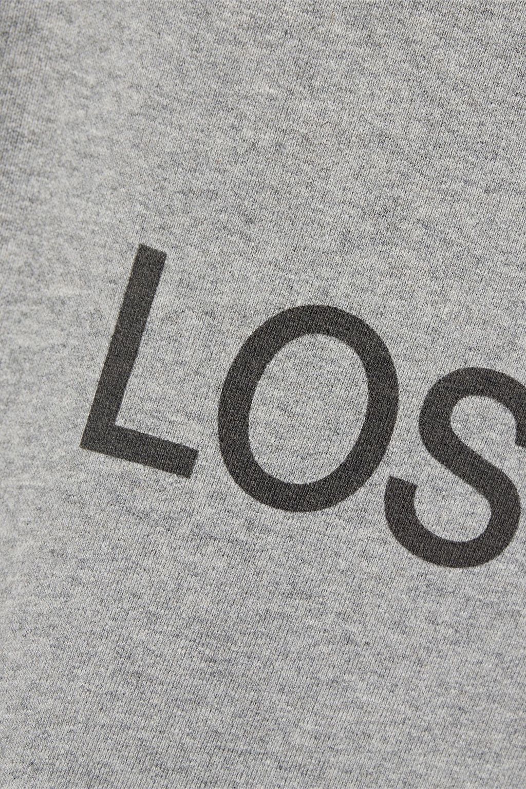 FRAME Printed French cotton-terry sweatpants