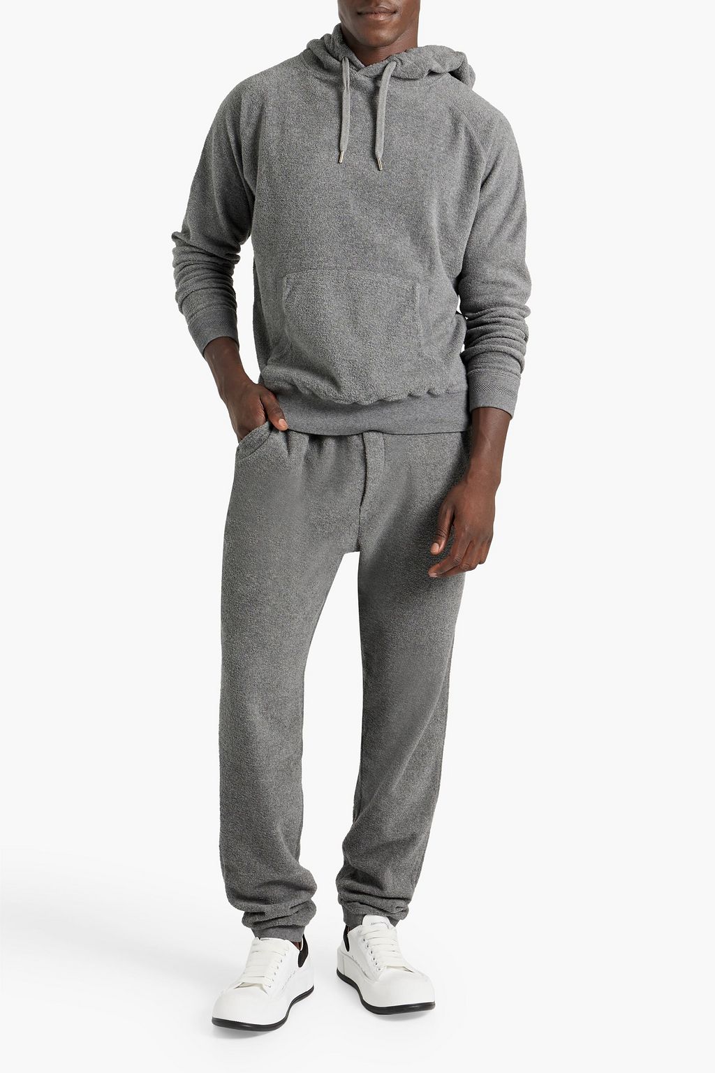 HAMILTON AND HARE Cotton-terry hoodie