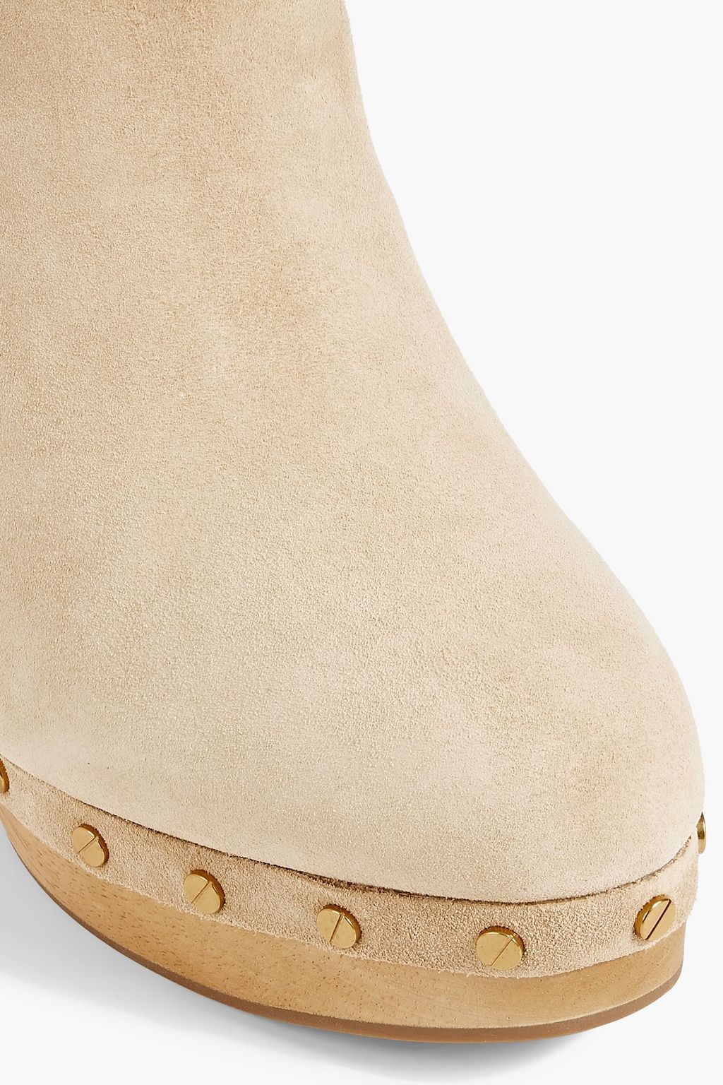 VERONICA BEARD Daxi studded shearling ankle boots