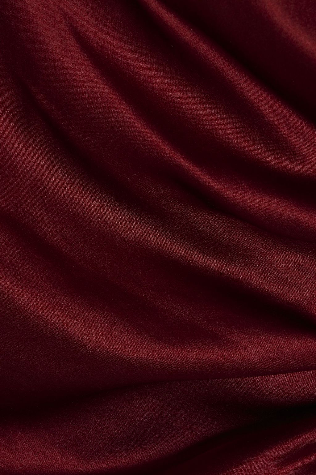 VERONICA BEARD Casela gerafftes Midikleid aus Satin aus Stretch-Seide mit Wickeleffekt