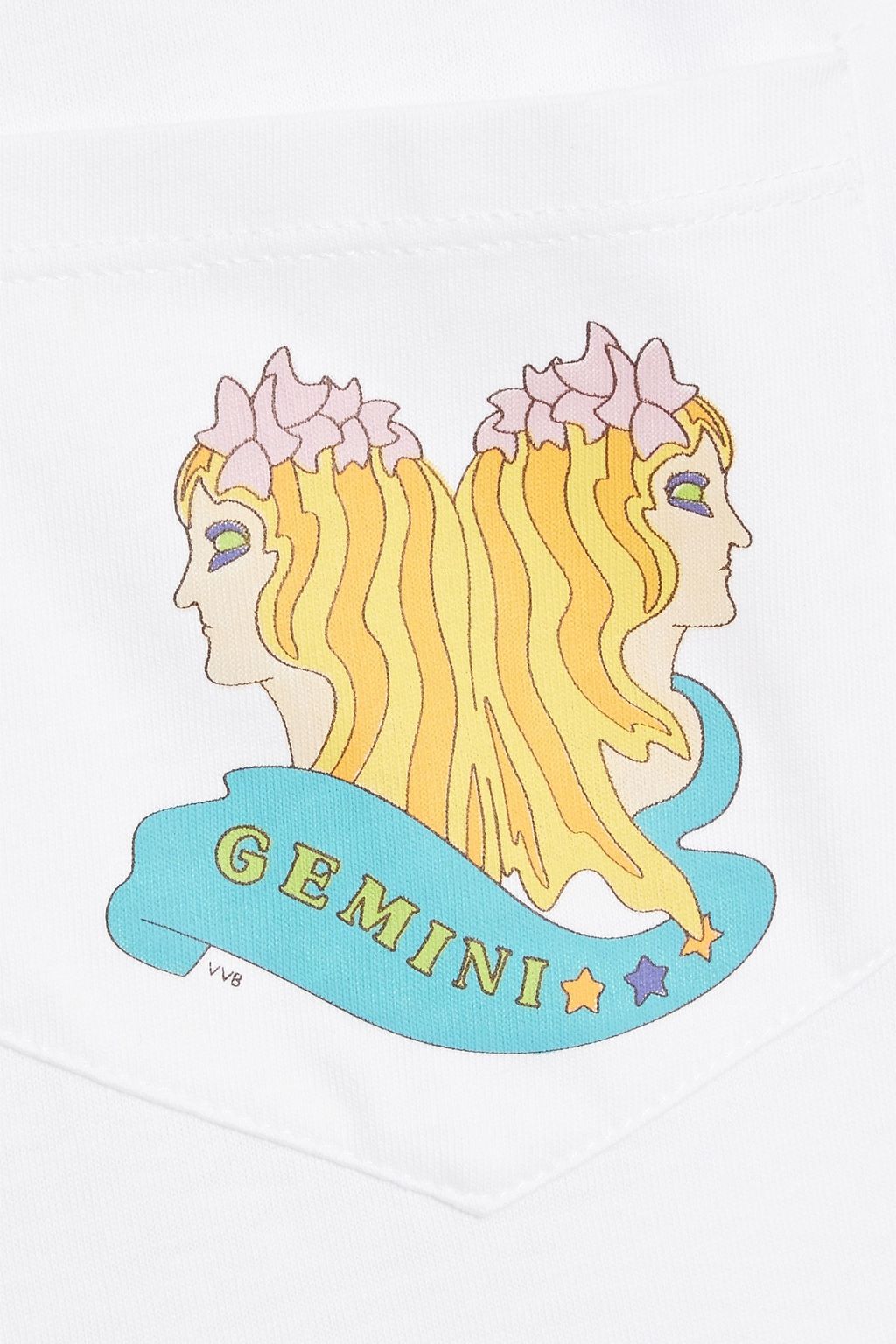 VICTORIA, VICTORIA BECKHAM Gemini printed cotton-jersey T-shirt