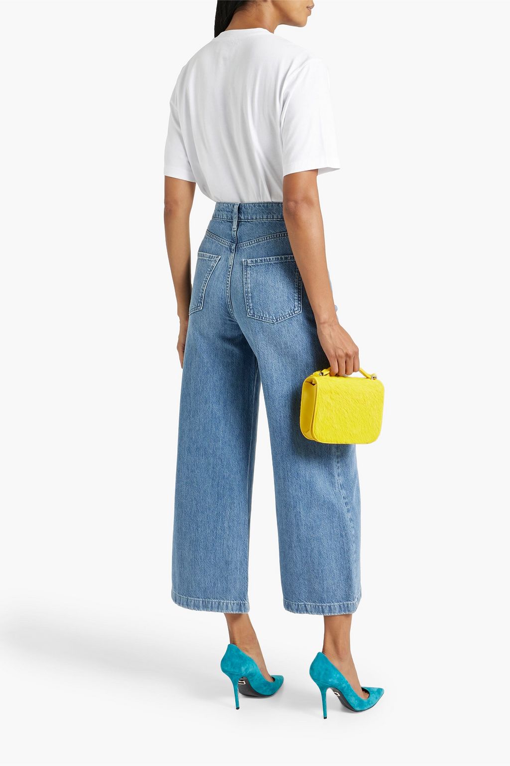 VICTORIA, VICTORIA BECKHAM Gemini printed cotton-jersey T-shirt