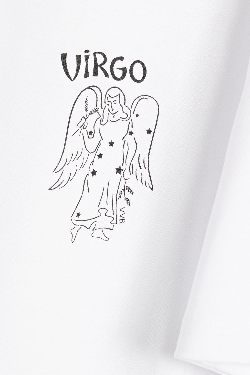 VICTORIA, VICTORIA BECKHAM Virgo printed cotton-jersey T-shirt