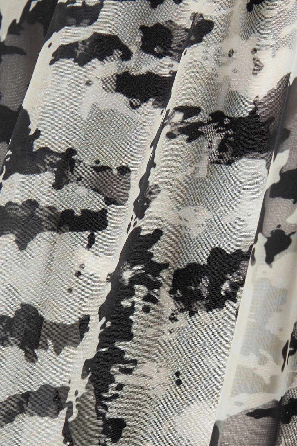 PATBO + Alessandra Ambrosio cutout printed stretch-jersey and chiffon maxi dress