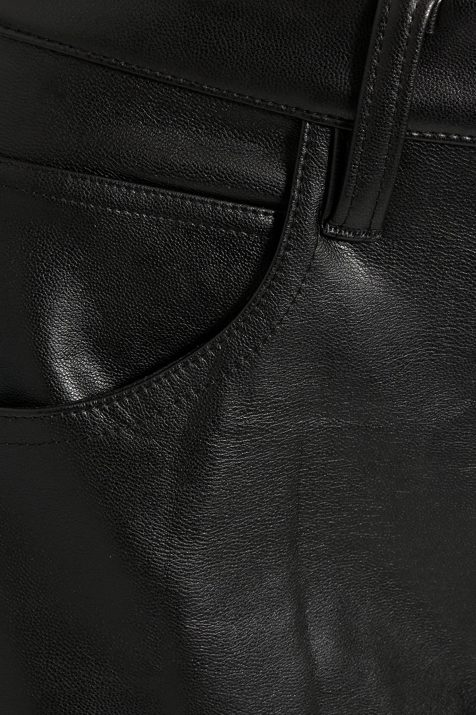 A.l.c Freddie Vegan Leather Pants In Black