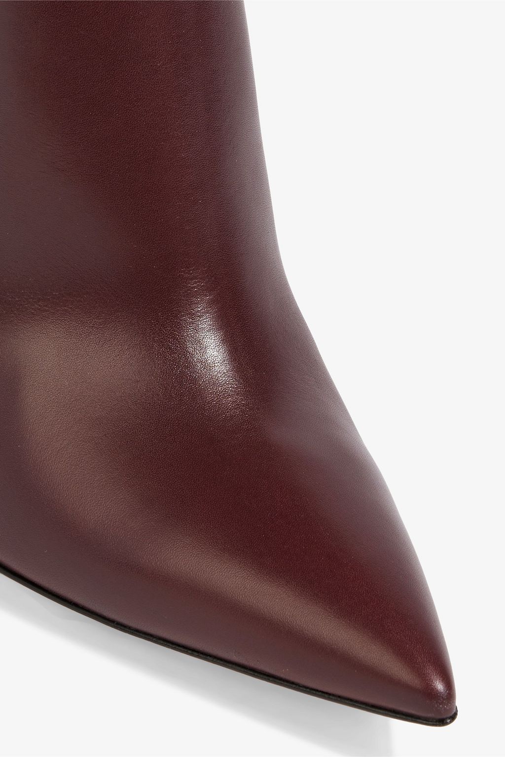 GIANVITO ROSSI Scarlet leather ankle boots