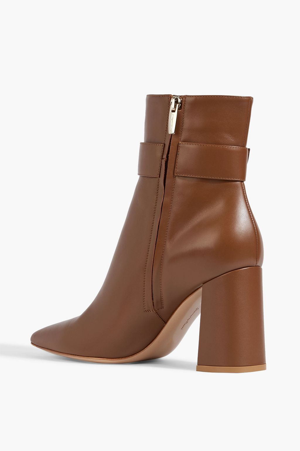 GIANVITO ROSSI Evelyn 85 buckled leather ankle boots
