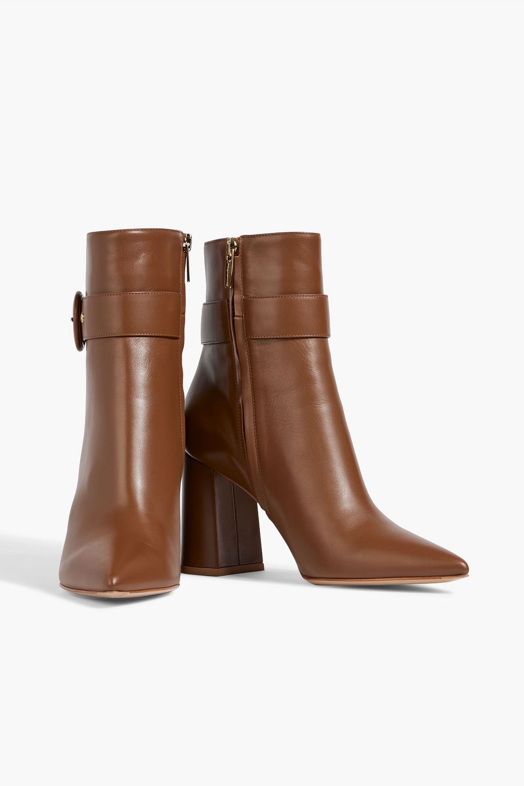 GIANVITO ROSSI Evelyn 85 buckled leather ankle boots