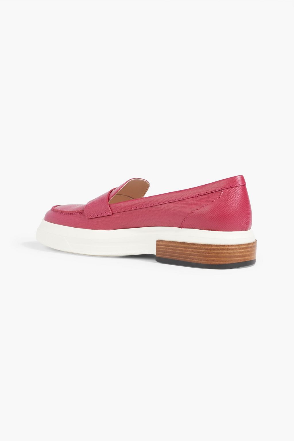 TOD'S Pebbled-leather loafers