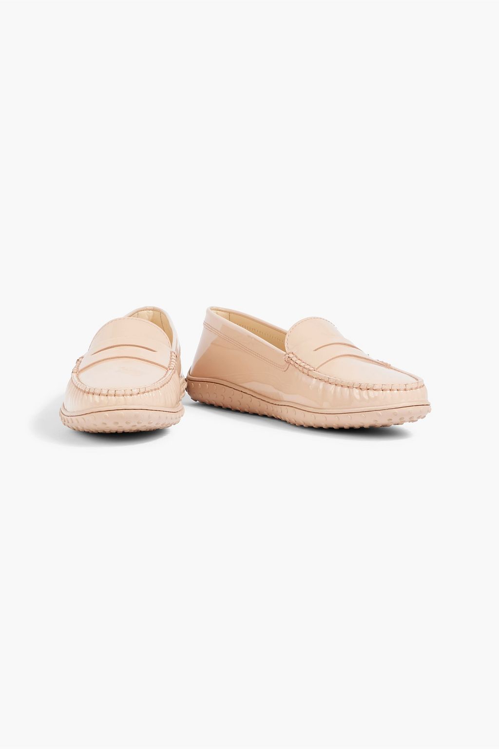 TOD'S حذاء لوفر من الجلد اللامع