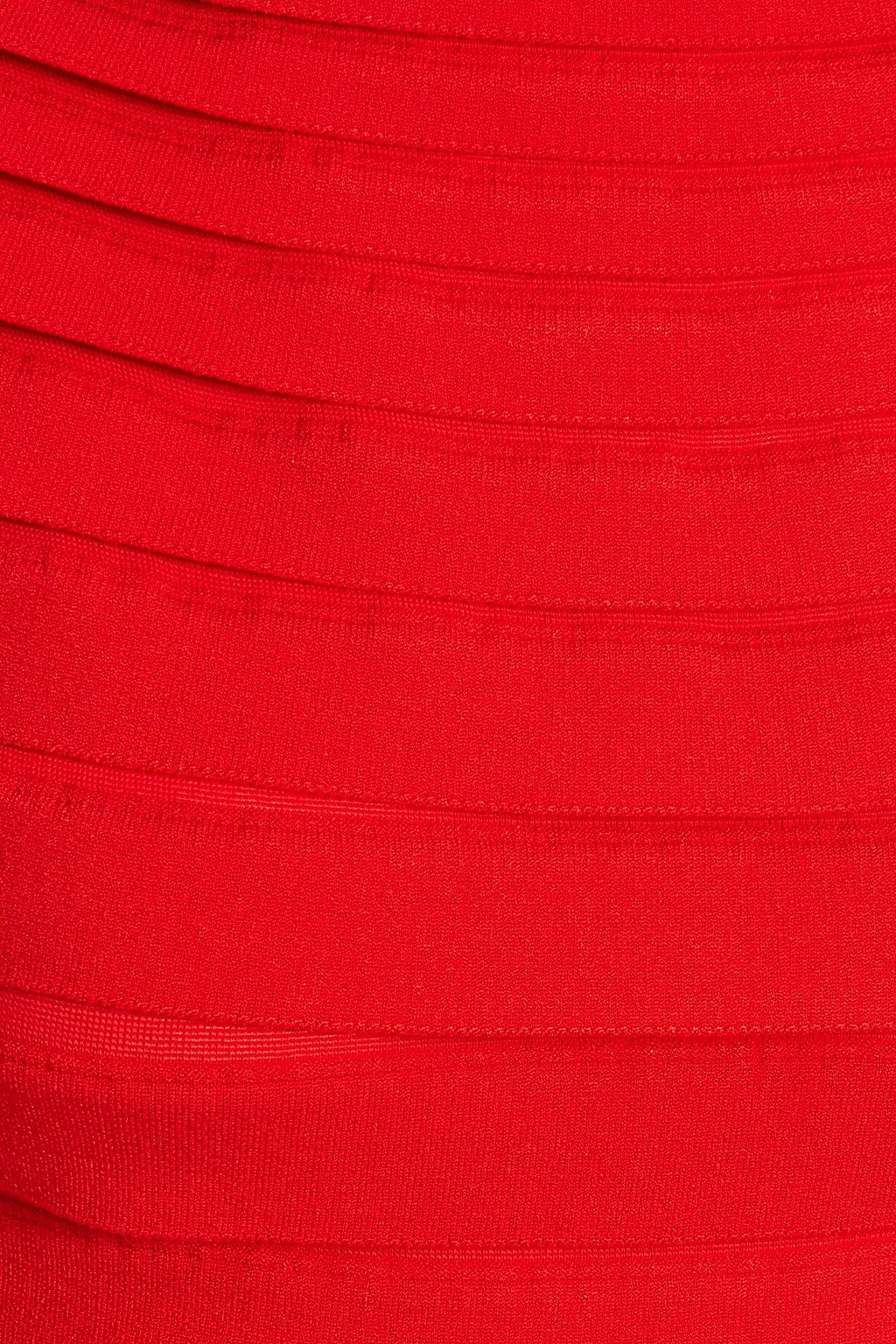 ALAÏA ストレッチニット ミディワンピース レーザーカット
