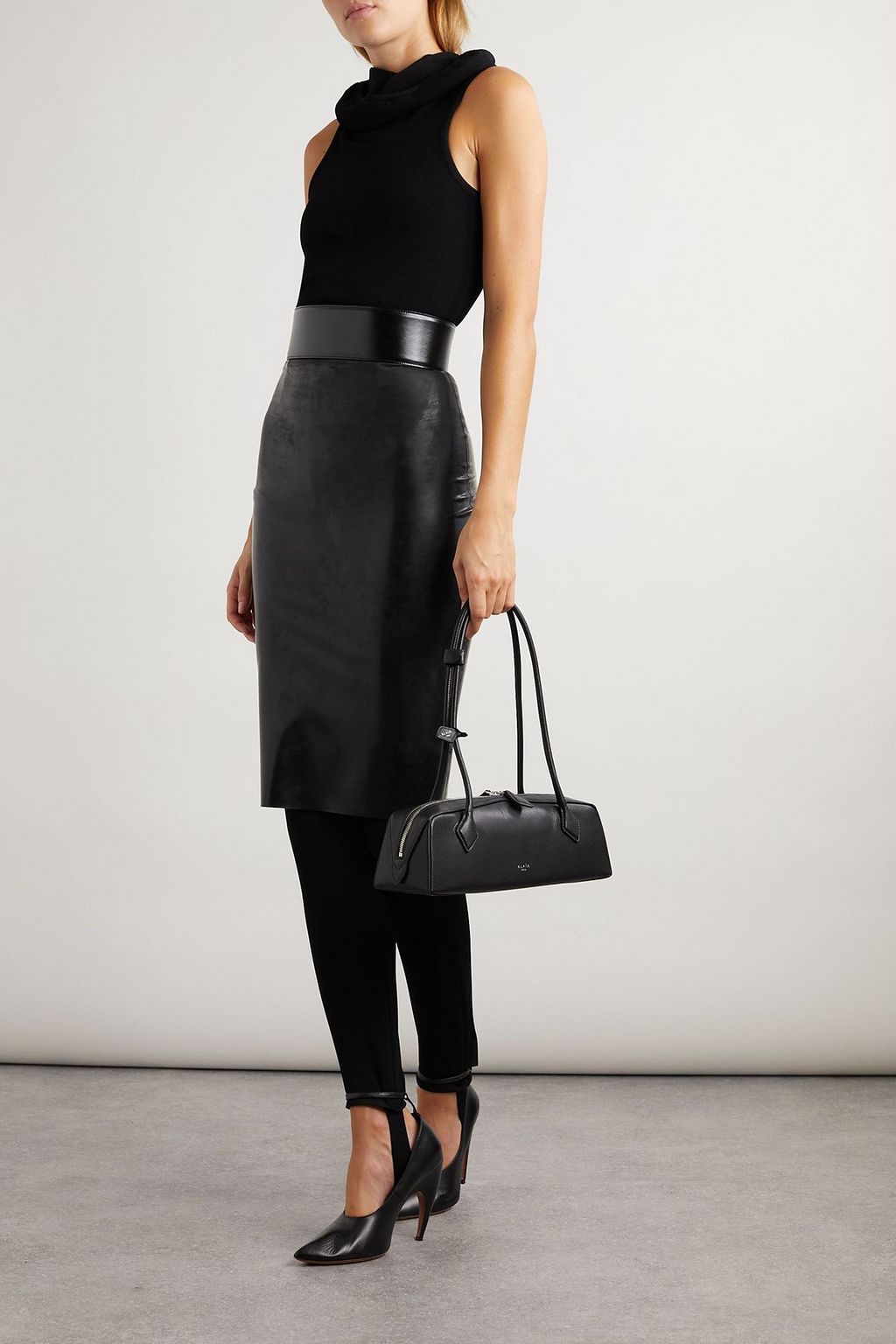 ALAÏA تنورة ضيّقة من الفينيل