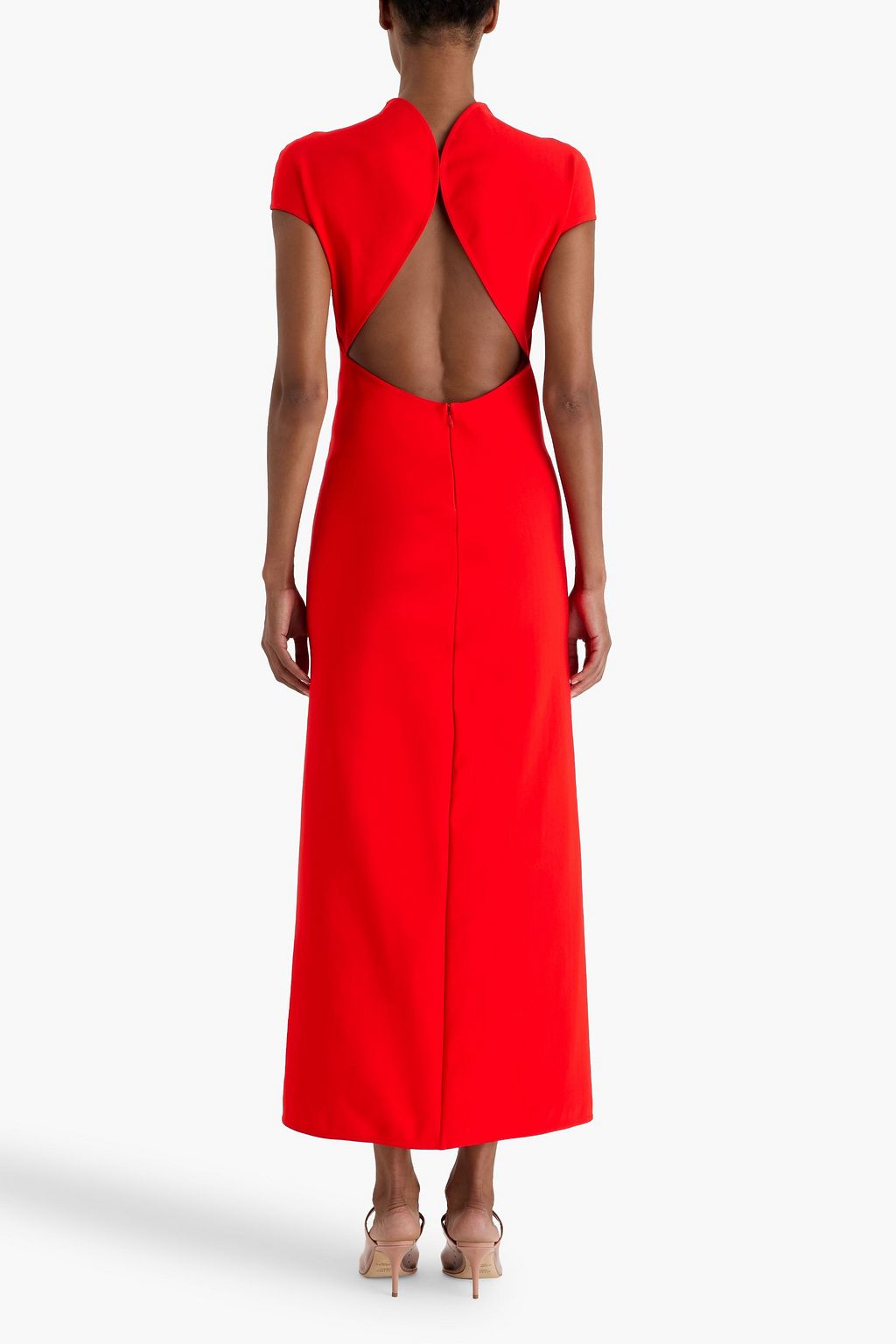 ALAÏA Cutout stretch-jersey maxi dress