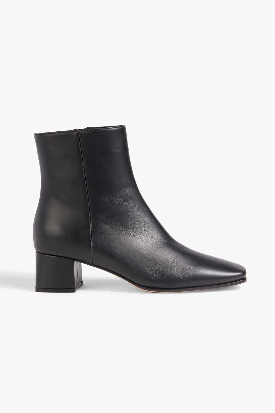 Gianvito Rossi Kinney Leather Ankle Boots In Black