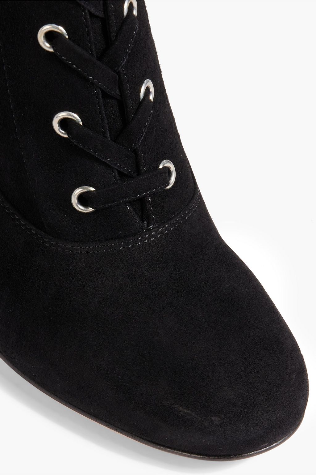GIANVITO ROSSI Lace-up suede ankle boots