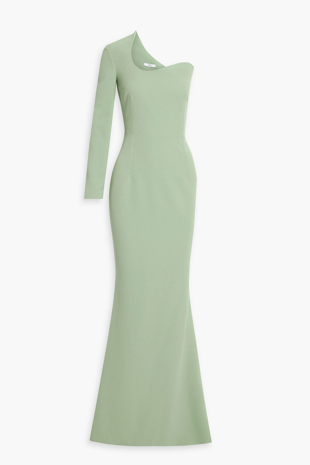 SAFIYAA Aria one-sleeve crepe gown | THE OUTNET