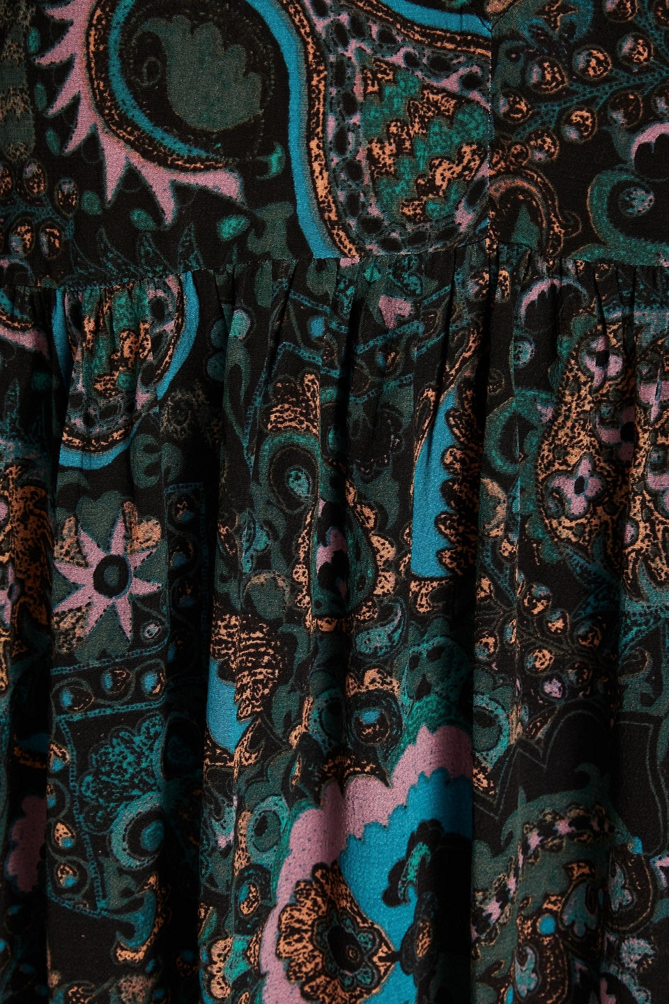 Ba&sh Zarry Paisley-print Crepe Blouse In Black