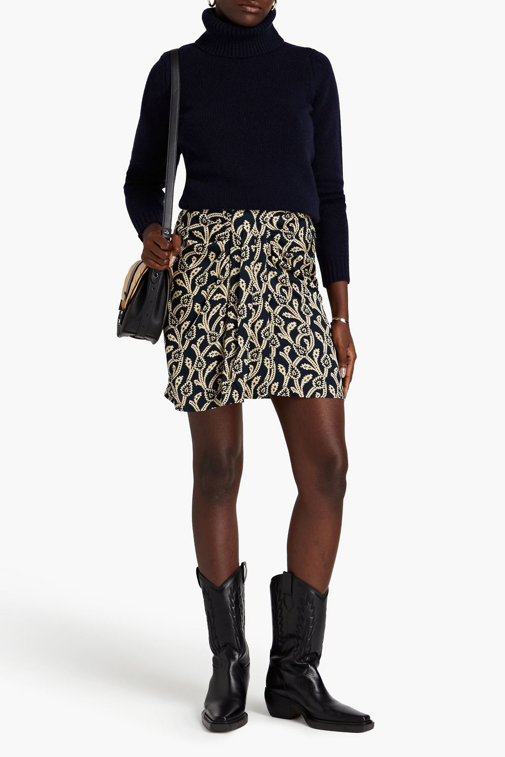 BA&SH Casko cashmere and wool-blend turtleneck sweater