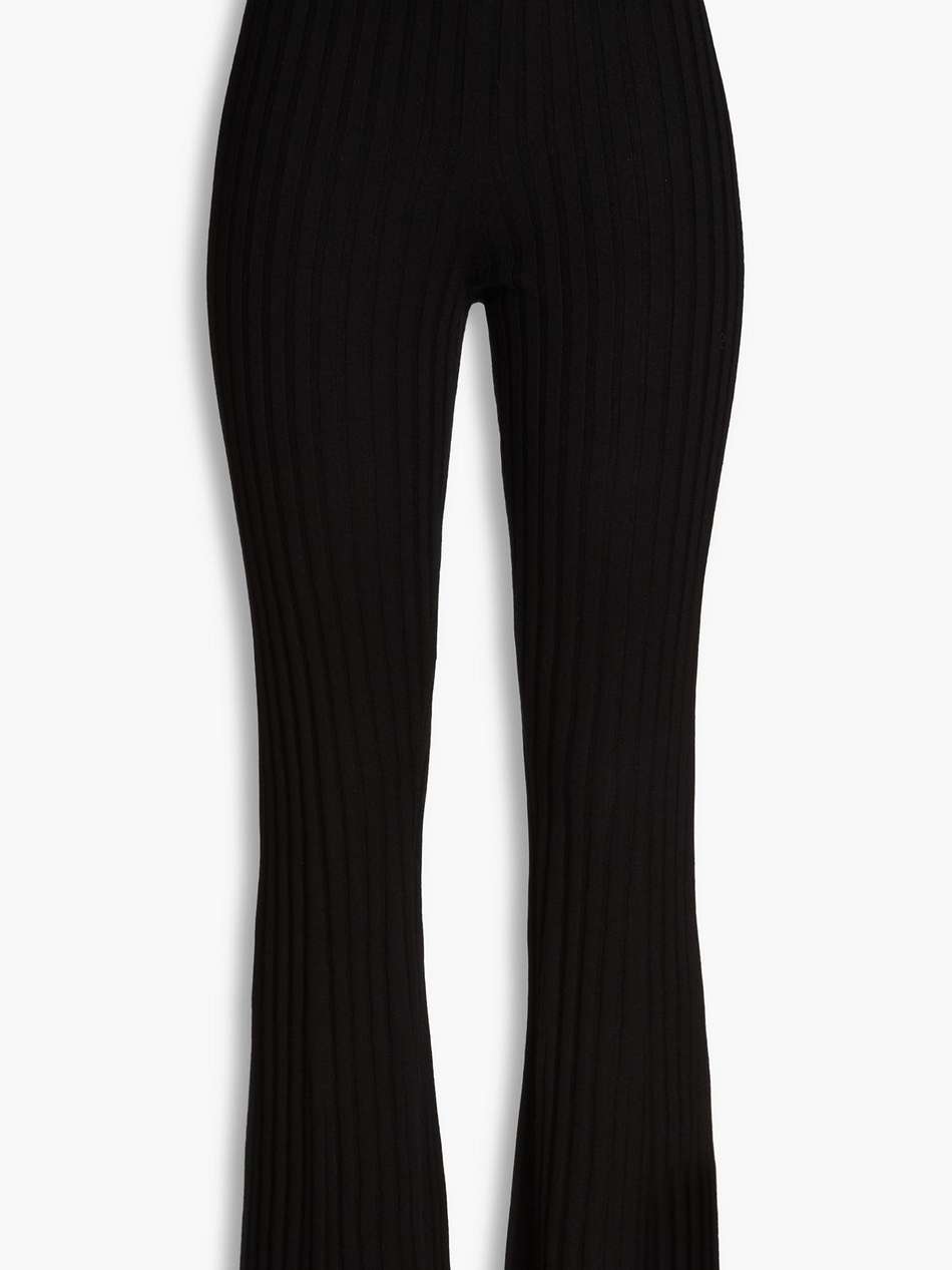 gimmo ribbed-knit straight-leg pants