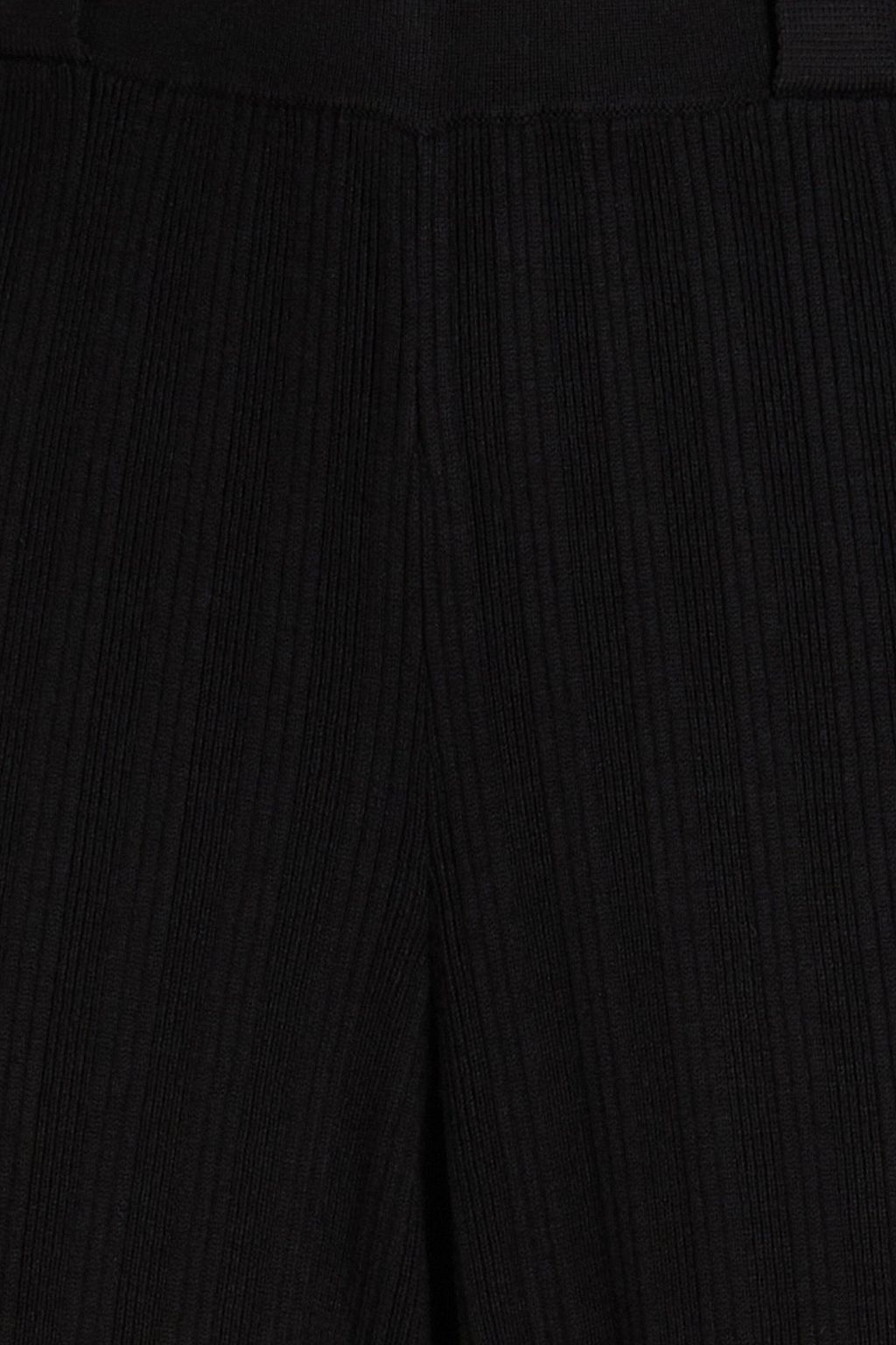 BA&SH Erwan ribbed-knit wide-leg pants