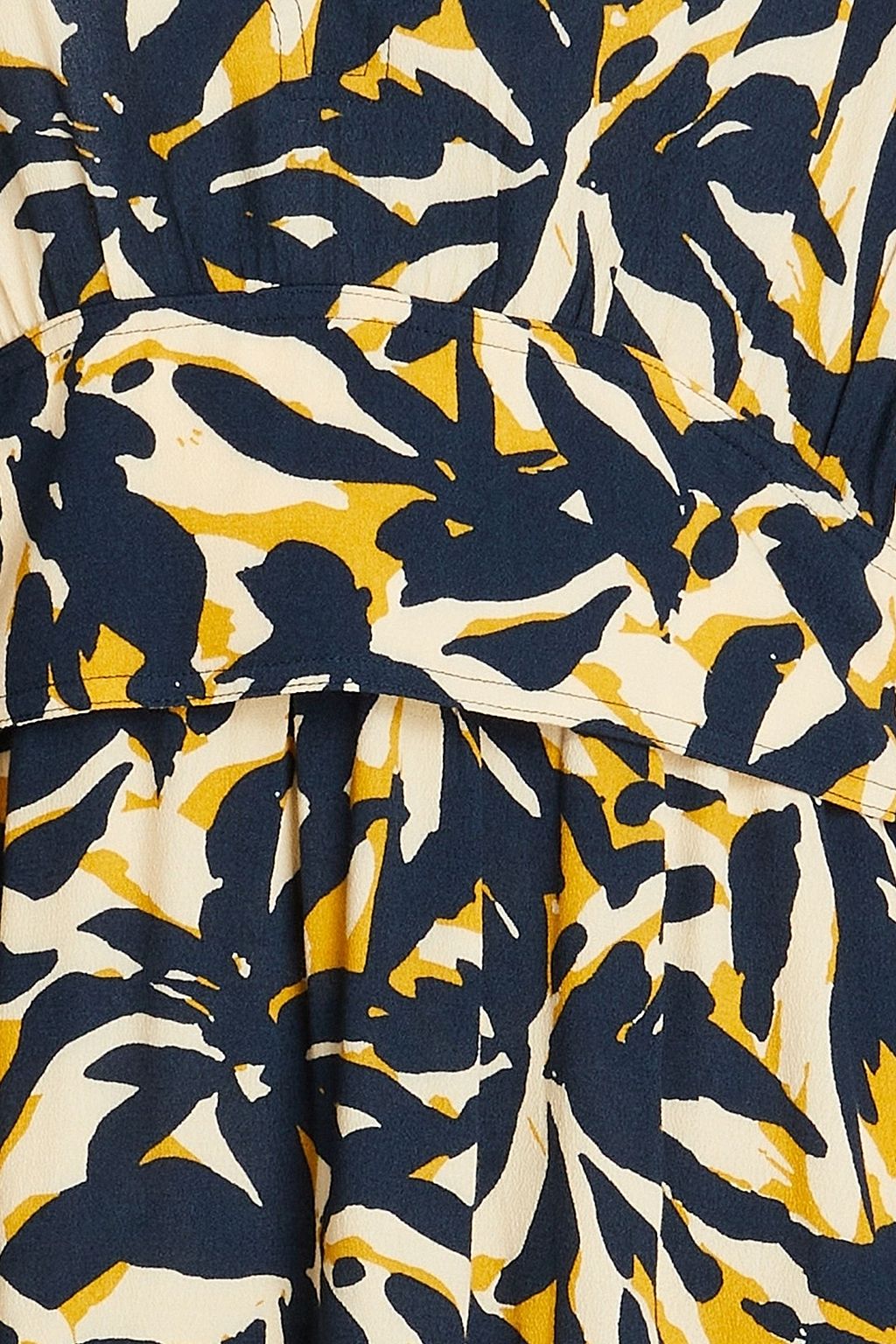 BA&SH Printed crepe mini dress