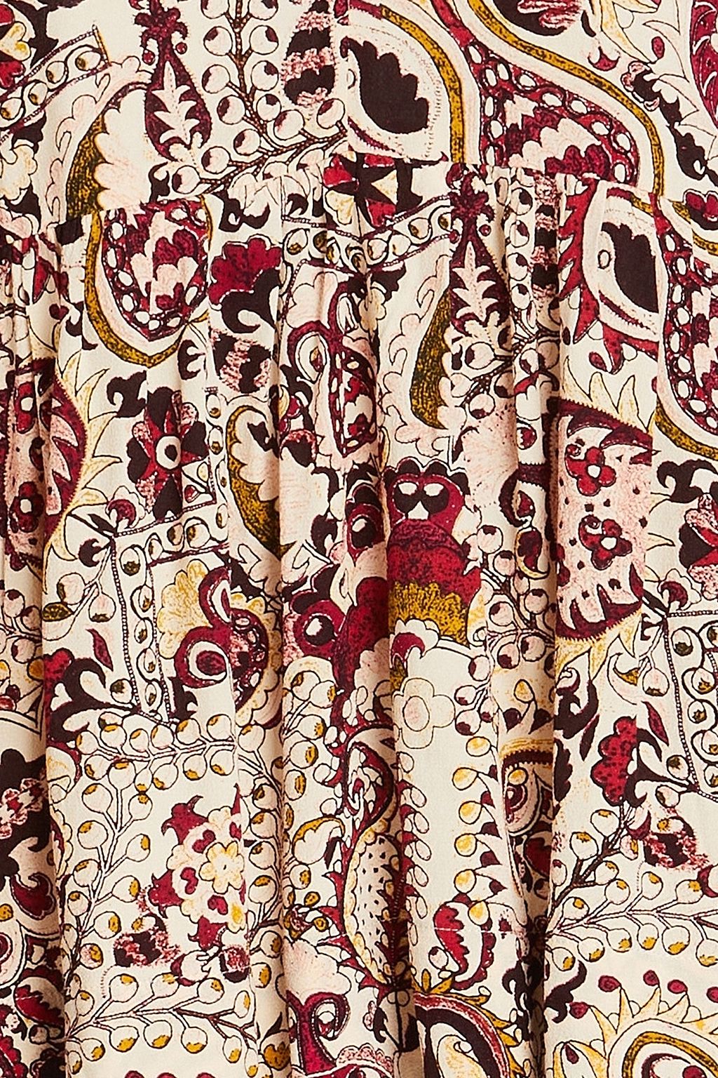 BA&SH Zarry Bluse aus Crêpe mit Paisley-Print