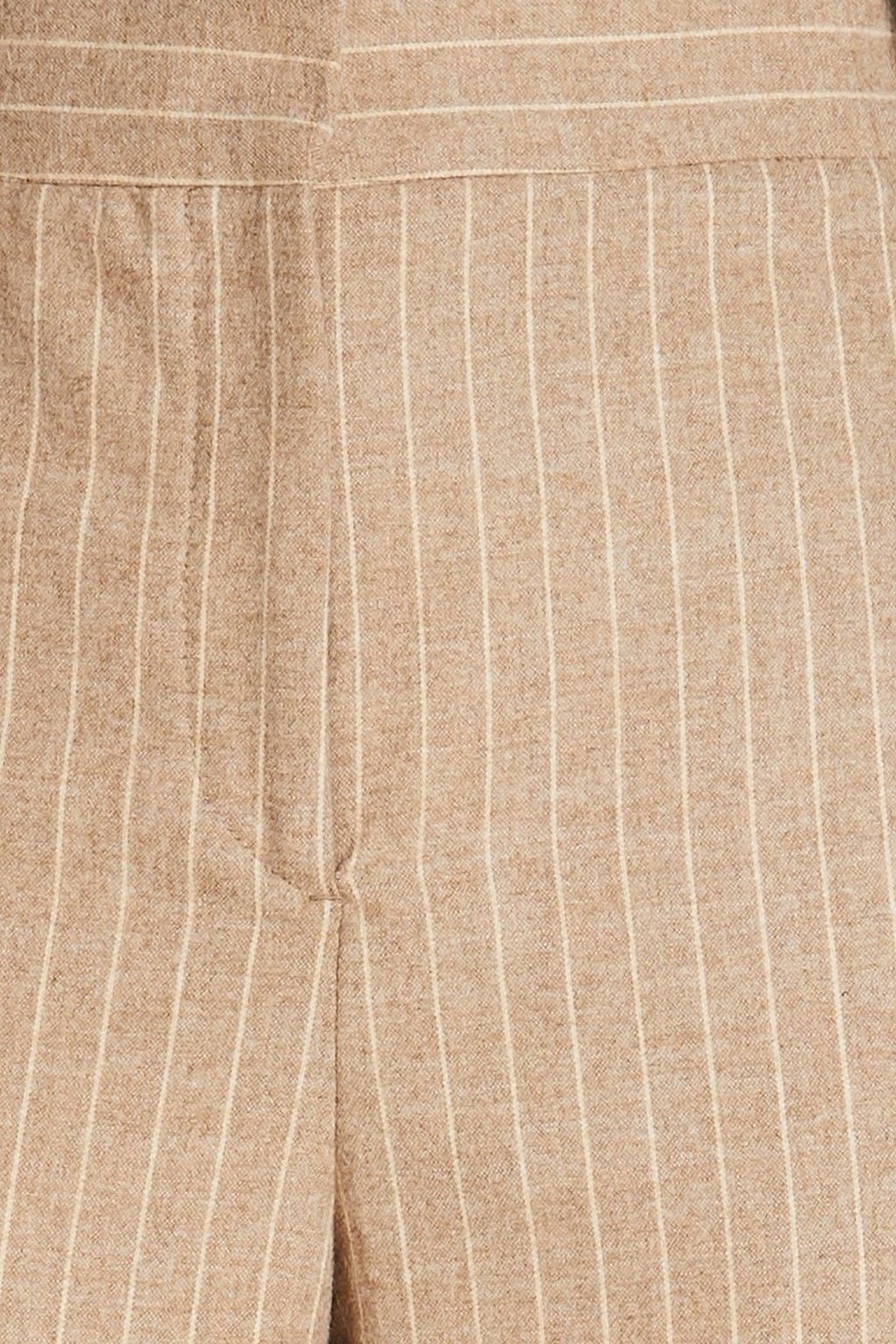 BA&SH Tamo pinstriped flannel straight-leg pants