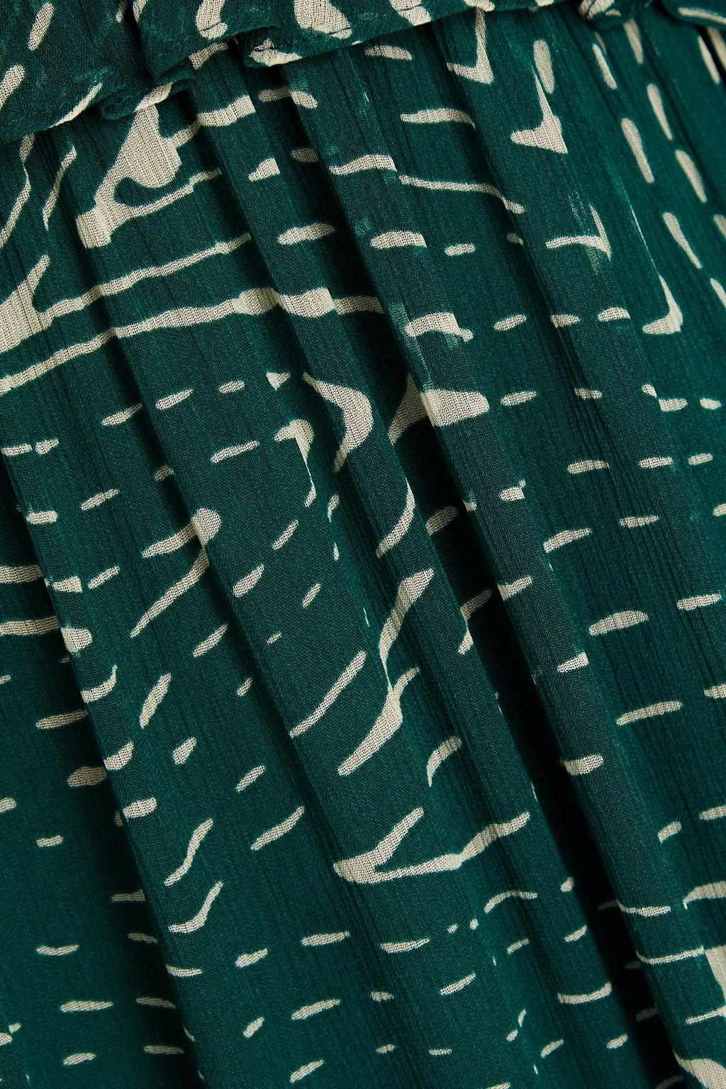 BA&SH Gabriela printed georgette midi dress
