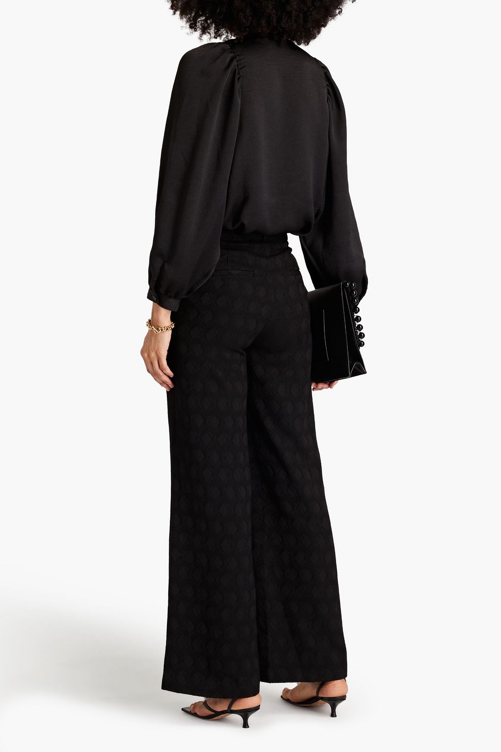 BA&SH Mandy Schlaghose aus Jacquard