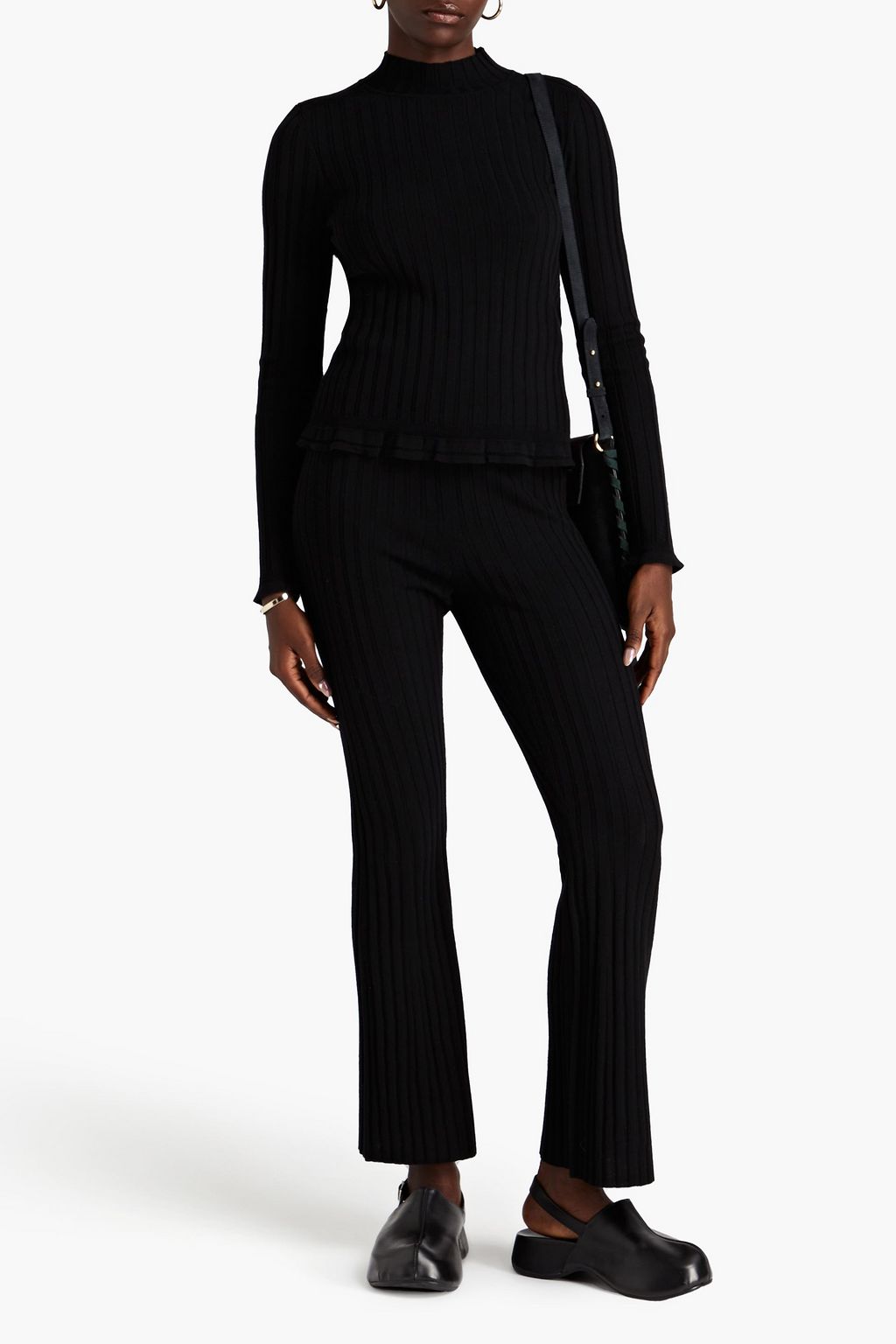 BA&SH Guss ribbed-knit turtleneck sweater