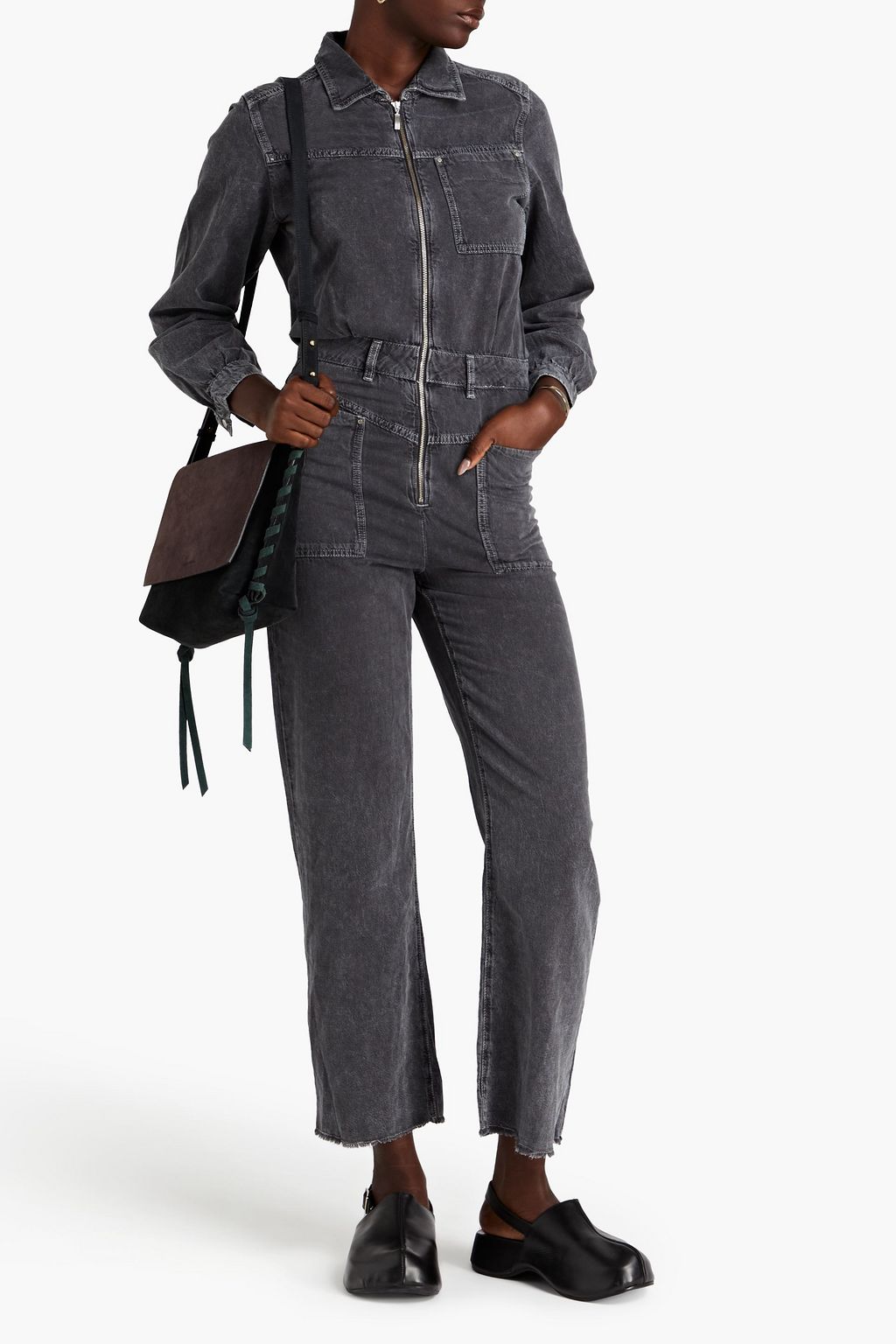 BA&SH Dova denim jumpsuit | THE OUTNET