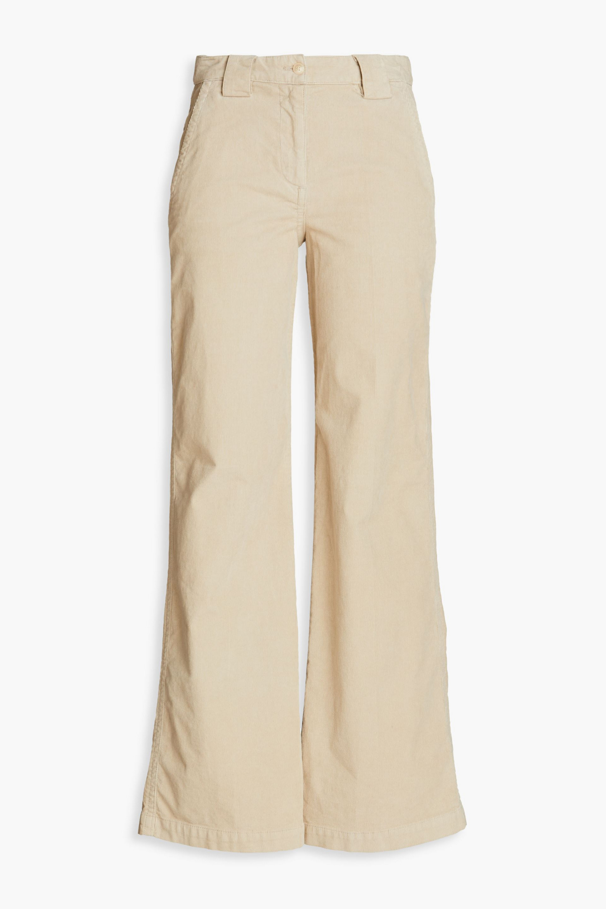 ba&sh Nevo cotton-blend corduroy wide-leg pants