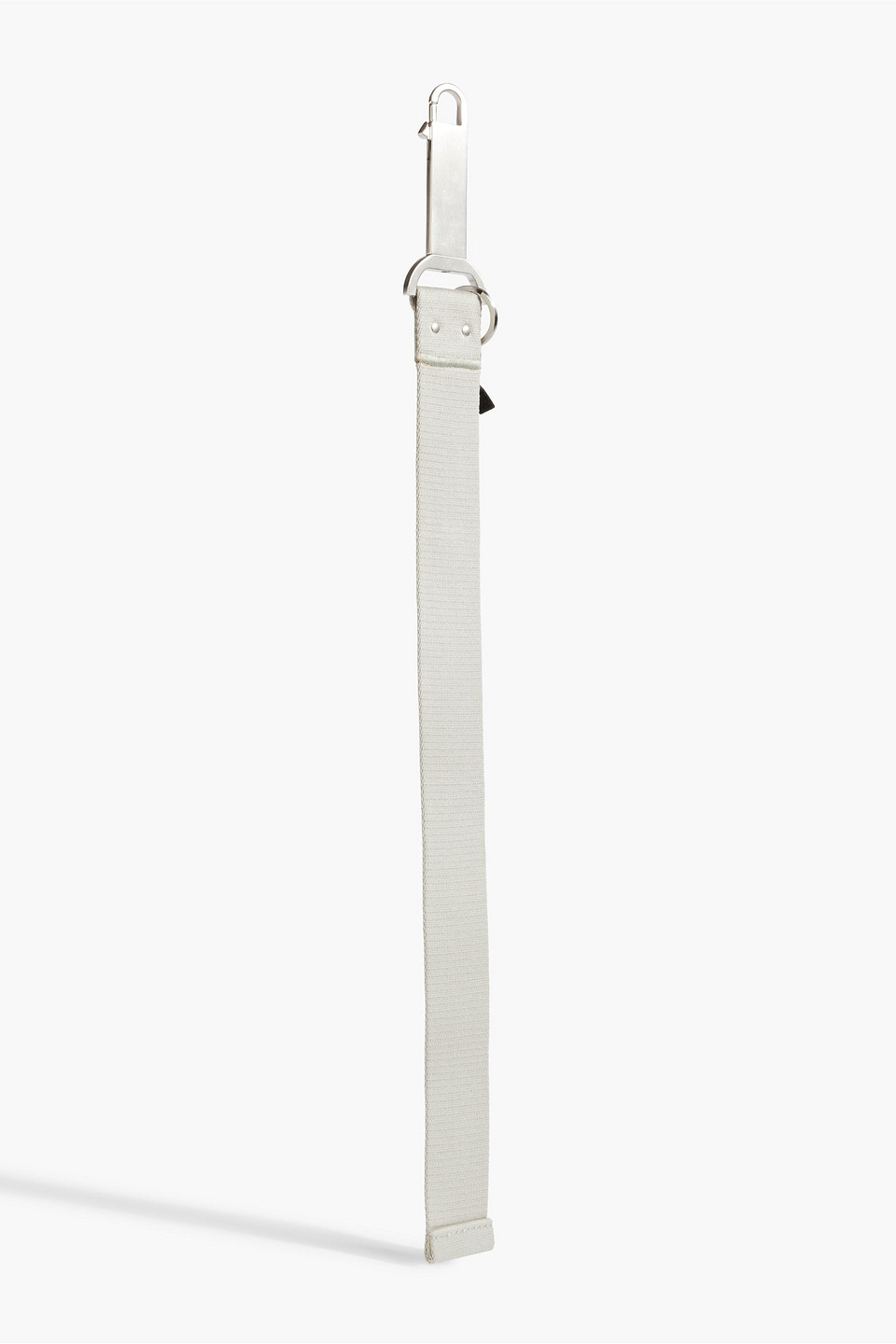 Shop Rick Owens Webbing Keychain In Stone