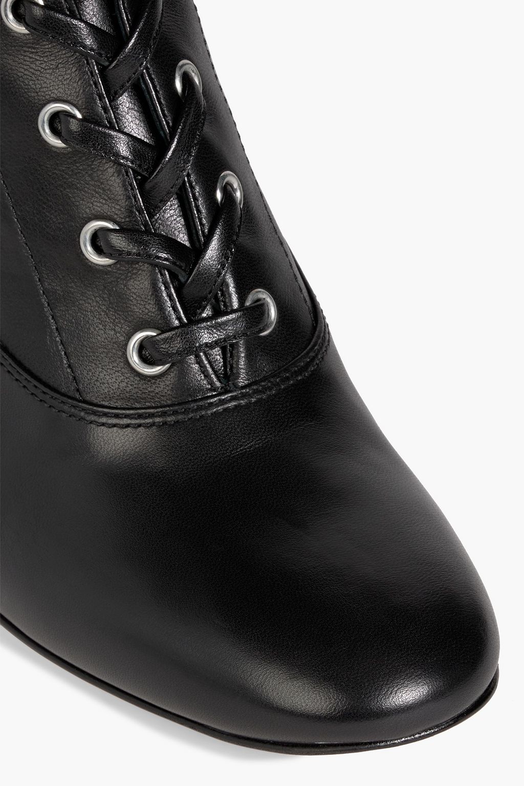 GIANVITO ROSSI Lace-up leather knee boots