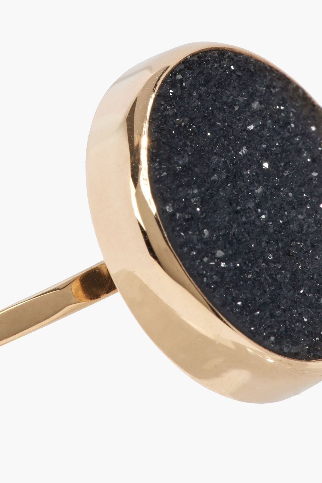MELISSA JOY MANNING 14-karat gold druzy ring