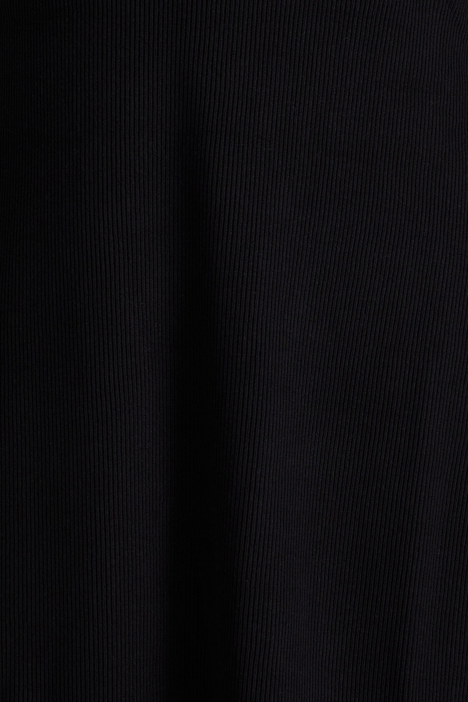 Ba&sh Sancie Ruffled Ribbed-knit Mini Dress In Black