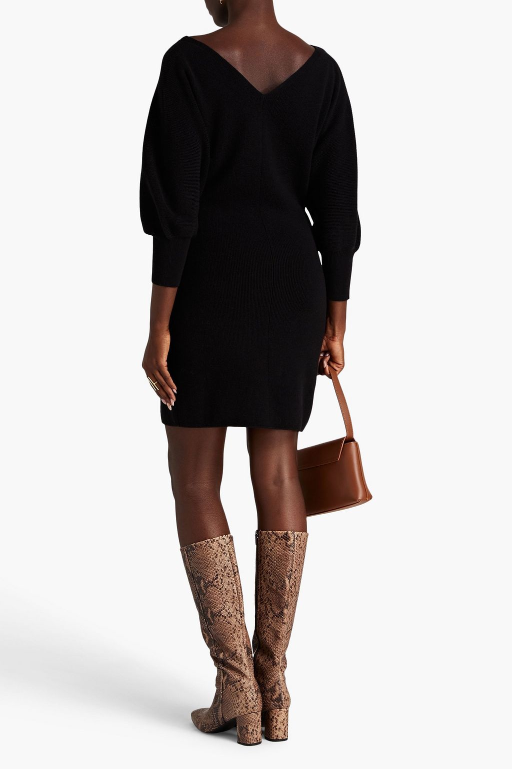 BA&SH Hazia Minikleid aus Rippstrick