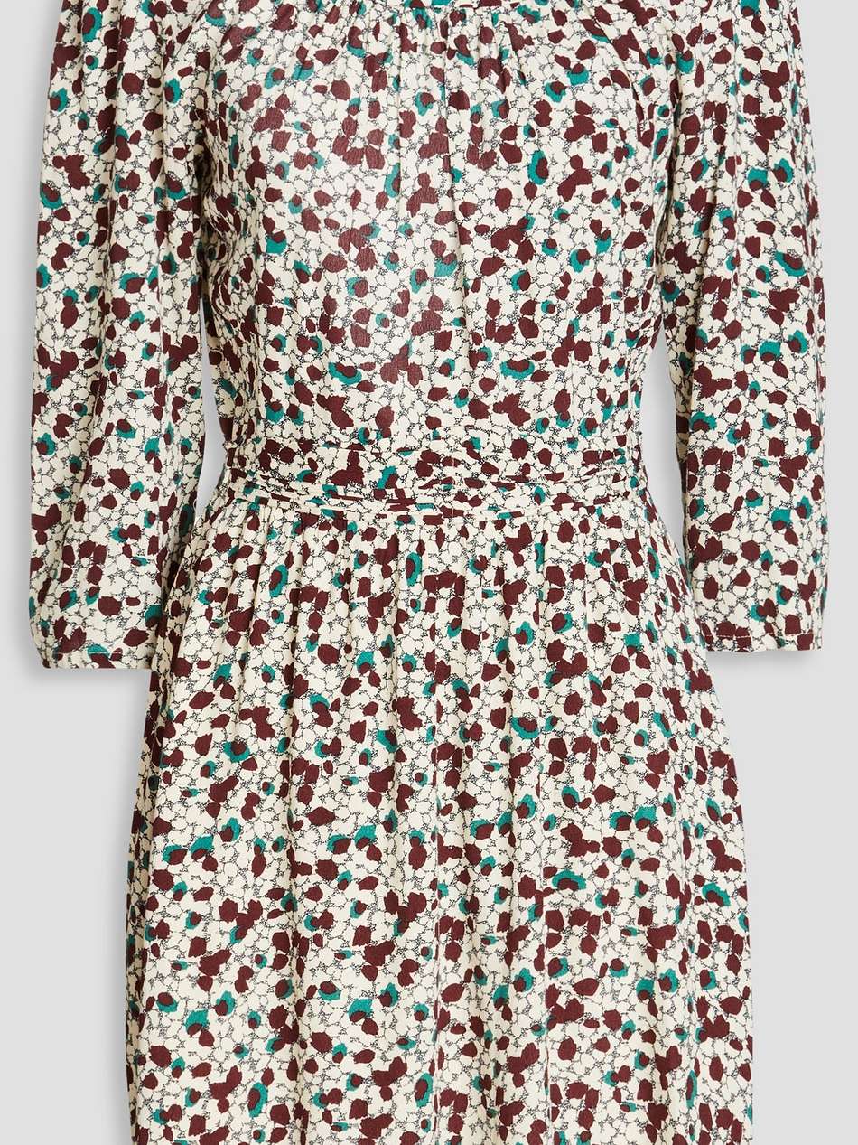 elys printed lenzing™ ecovero™ crepe mini dress