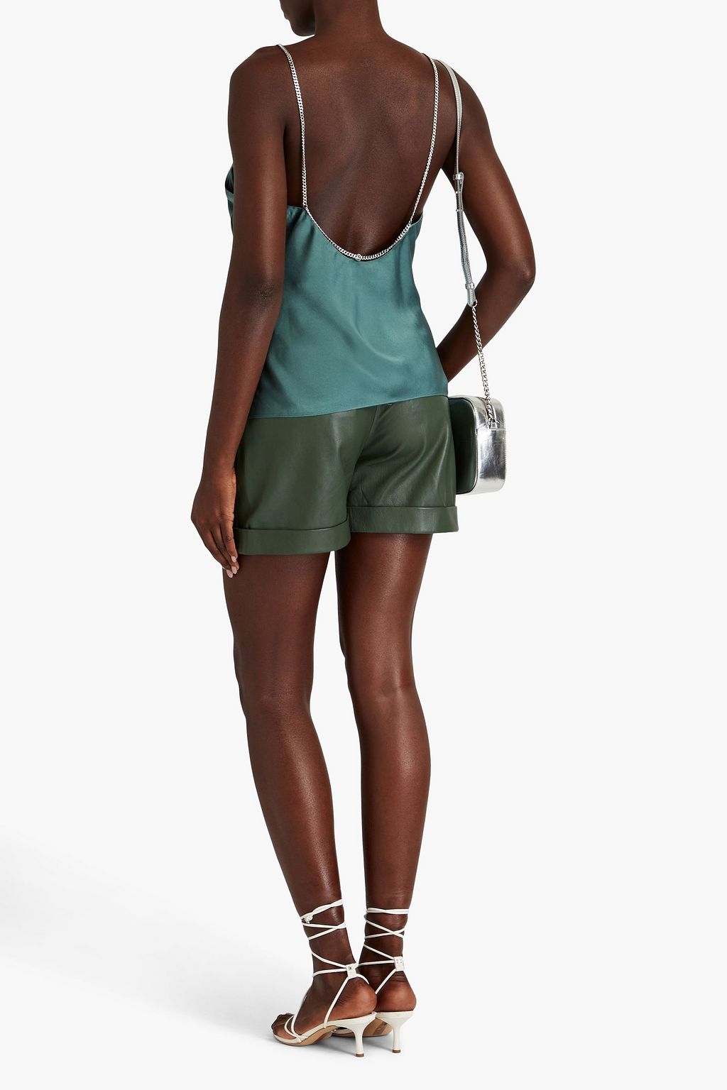 BA&SH Cisc chain-embellished satin top
