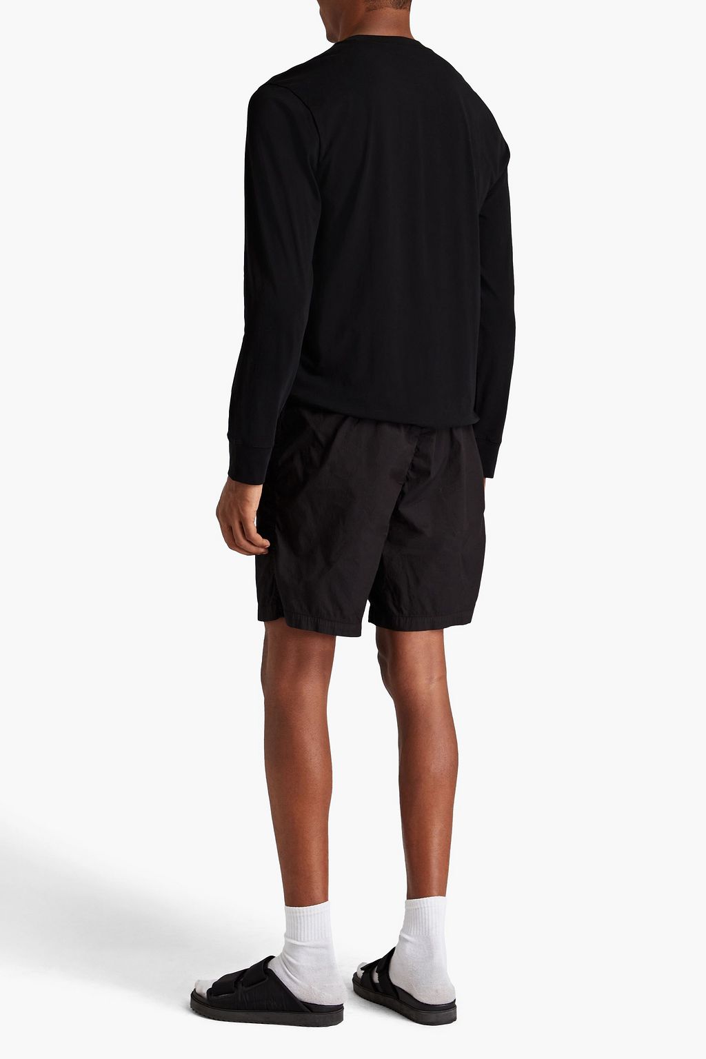 JAMES PERSE Shorts aus einer Baumwollmischung mit Tunnelzug