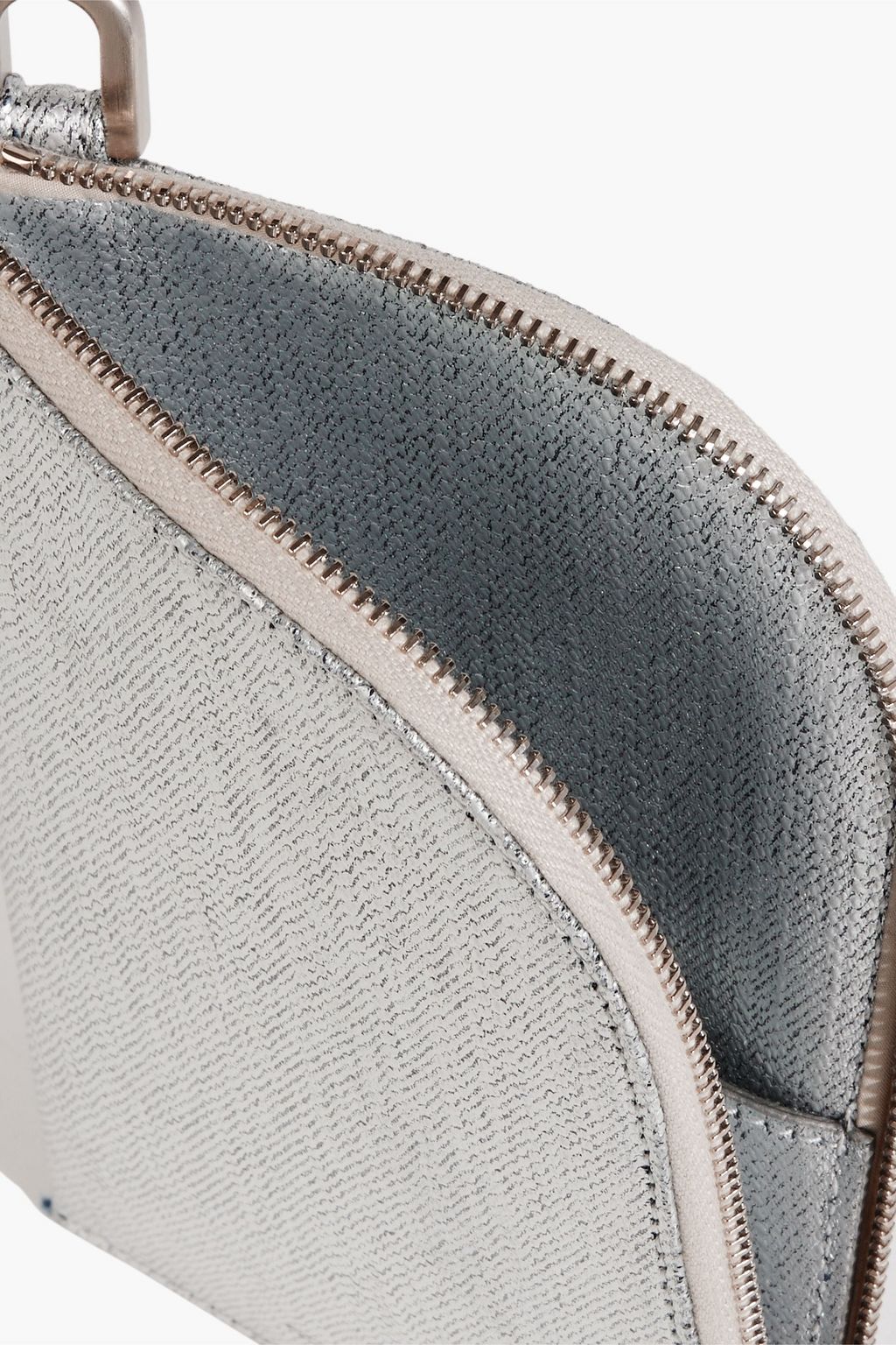 RICK OWENS Luxor metallic coated-canvas wallet