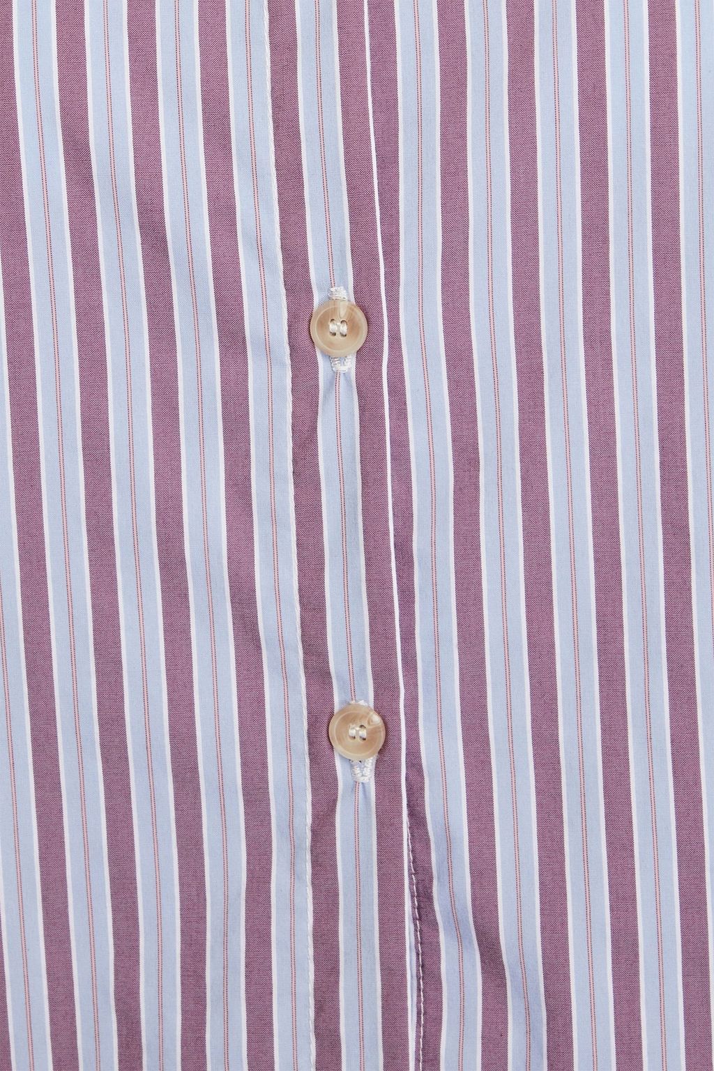 BA&SH Hola striped stretch-cotton poplin shirt