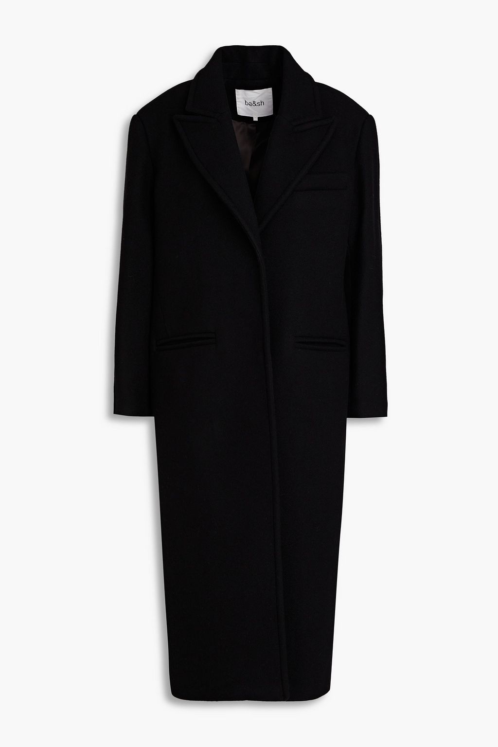 Ba&Sh | Kam Loose-Fitting Coat | L | Black